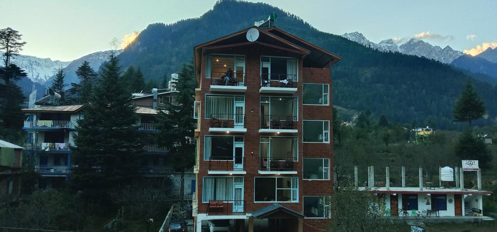 Hotel Apple Flower Manāli Exterior foto